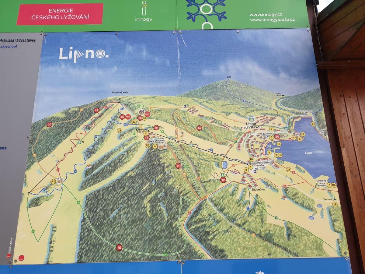 Lipno Nad Vltavou - Apartman 23 - Wifi, Parking, Netflix Bagian luar foto