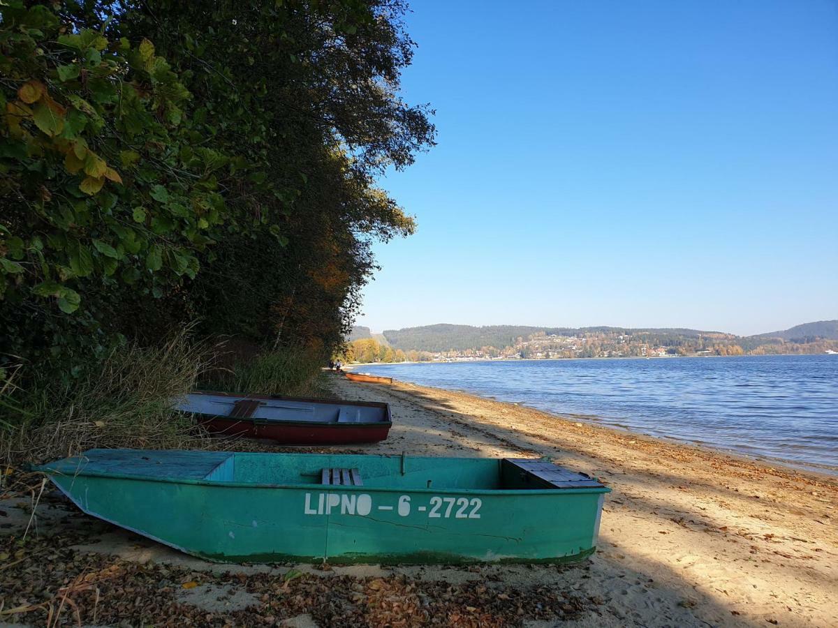 Lipno Nad Vltavou - Apartman 23 - Wifi, Parking, Netflix Bagian luar foto